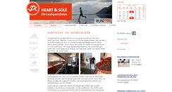 Desktop Screenshot of heartandsole.de